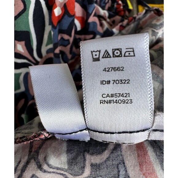 Ann Taylor LOFT Sleeved Multicolored Floral Dress - MEDIUM Belted Pullover - Picture 11 of 11